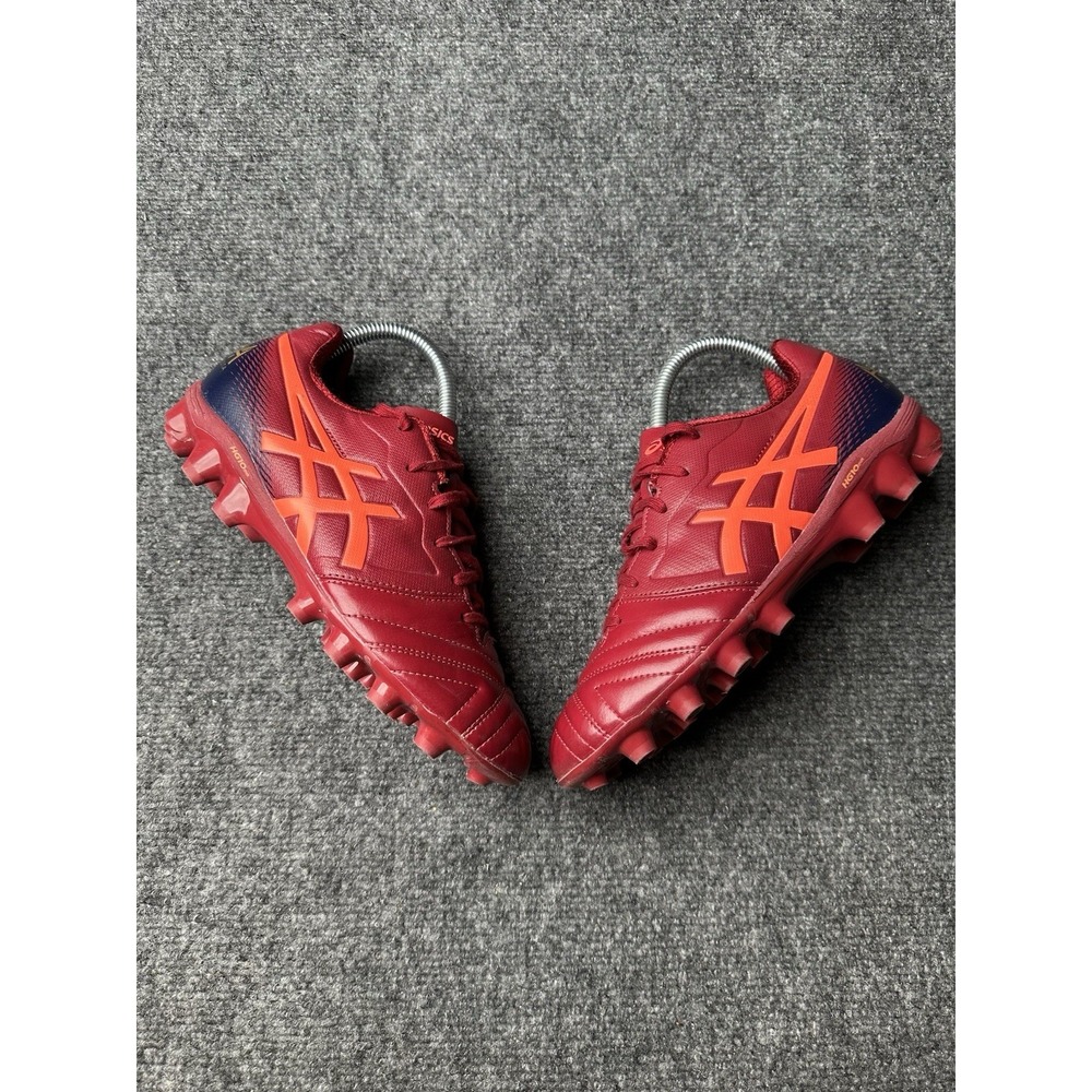 Mens Soccer Cleats Asics Ultrezza AI‎ HG Red FG Firm Ground, Size US 5